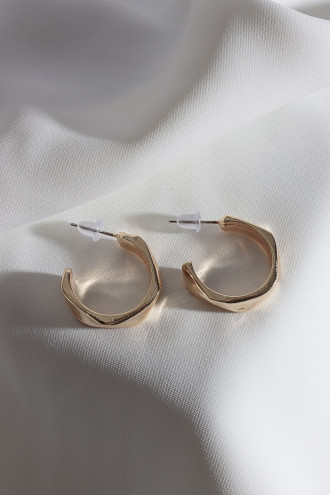 Vintage Gold Renk Halka Küpe