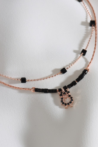 Baykuş Charmlı Rose Halhal