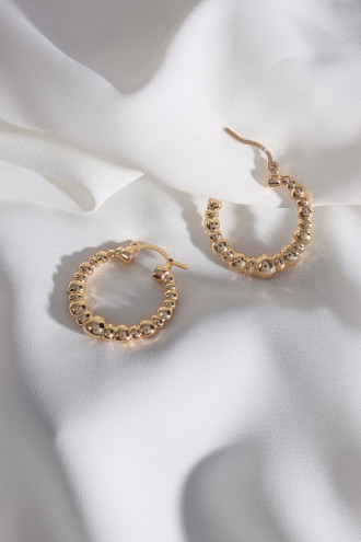 Gold Renk Toplu Vintage Halka Küpe