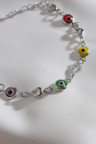 Nazar Boncuklu Zincir Bileklik