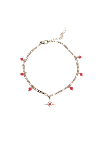 Kadın Kırmızı Sallantılı Halhal Kadın Kırmızı Sallantılı Halhal