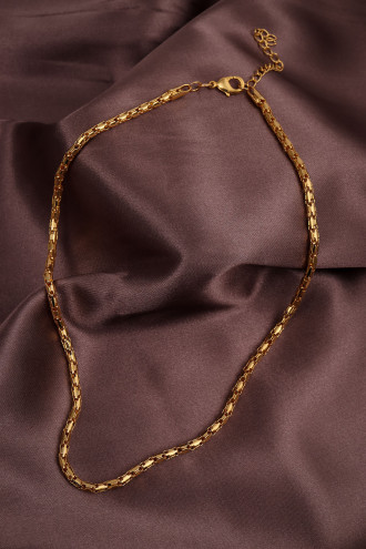 Snake Orta Boy Gold Renk Zincir