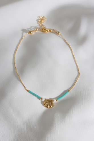 Deniz Kabuklu Turkuaz Halhal