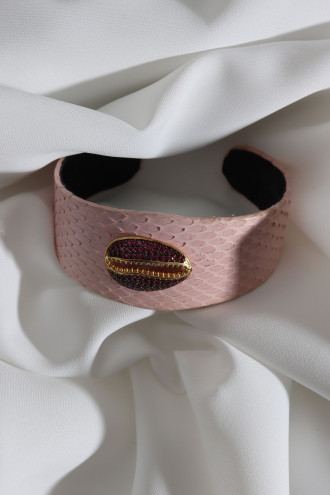 Pembe Görünümlü Deniz Kabuklu Bilezik