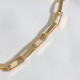 Baget Zincir Gold Renk Kolye