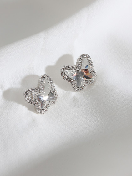 Zircon Kelebek Küpe Zircon Kelebek Küpe