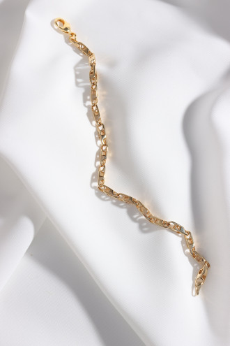 Gold Renk Döküm Kararmaz Zincir Bileklik