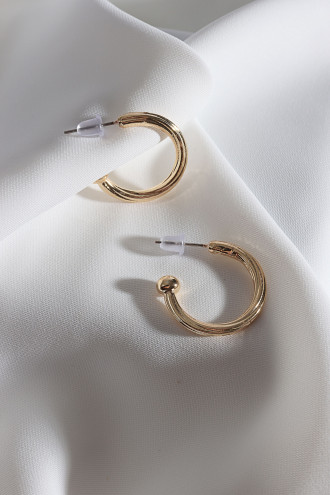 Vintage Gold Renk Halka Küpe