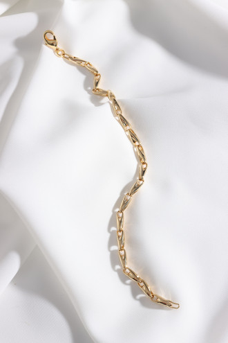 Gold Renk Döküm Kararmaz Zincir Bileklik