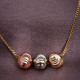 3 Toplu Gold Renk Dorika Kolye
