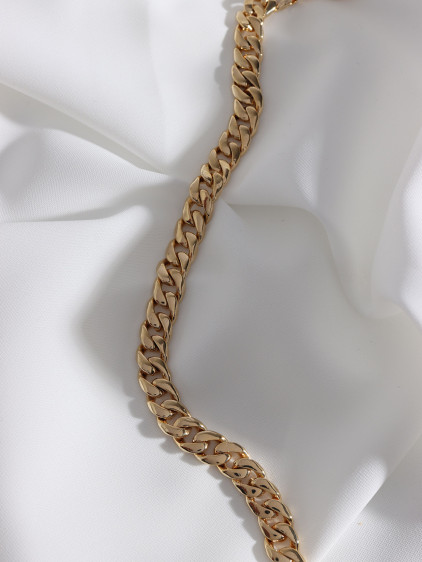 Gold Renk Döküm Kararmaz Choker Zincir