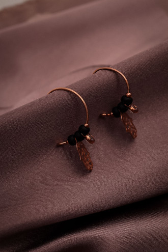 Fatma Ana Eli Sallantılı 925 Ayar Gümüş Halka Küpe 2,34Gr