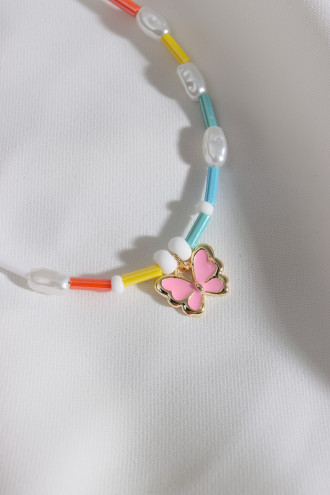 Kelebekli Renkli Halhal