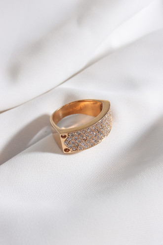 Örme Gold Renk Yüzük
