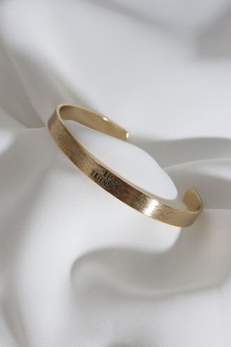 Best Frıends Yazılı Gold Renk Kararmaz Vip Bileklik