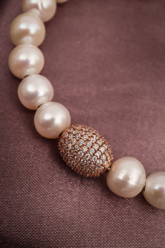 Mayorka Incili 925 Ayar Gümüş Bileklik 17,16Gr