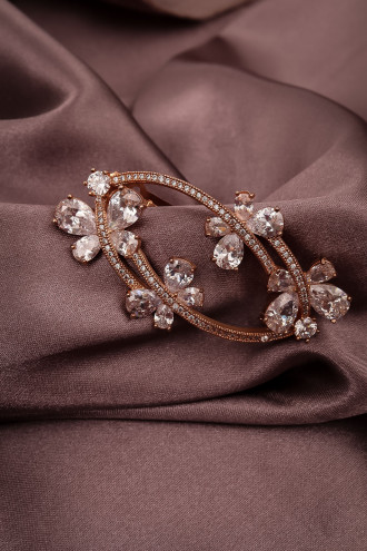 Zircon Taşlı Oval Abiye Otomatik