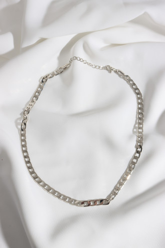 Gümüş Renk Zincir Kolye Gümüş Renk Zincir Kolye