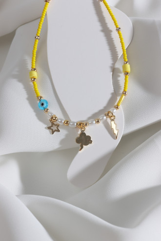 Boncuklu İnci Detay Gökyüzü Halhal