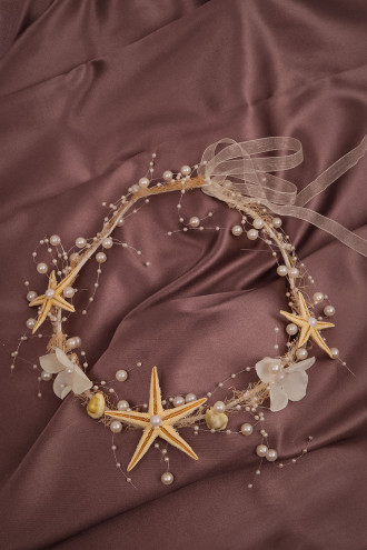 Deniz Yıldızı Incili Yeni Doğum-Lohusa-Gelin-Nikah Taç