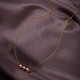 3 Renk Toplu Gold Renk Kolye