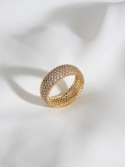 Gold Renk Tam Tur Zircon Yüzük Gold Renk Tam Tur Zircon Yüzük