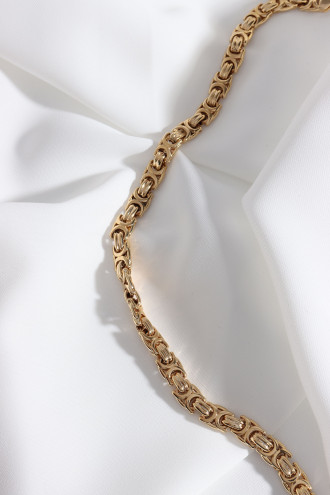 Gold Renk Döküm Kararmaz Zincir
