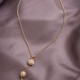 3 Toplu Gold Renk Kolye