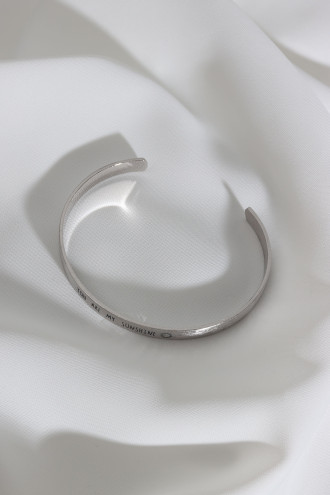 You Are My Sunshıne Yazılı Gümüş Renk Kararmaz Vip Bileklik