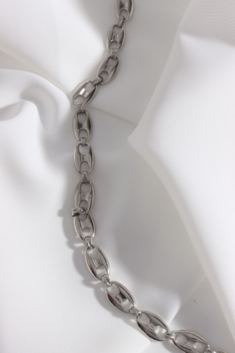 Gümüş Renk Döküm Kararmaz Zincir