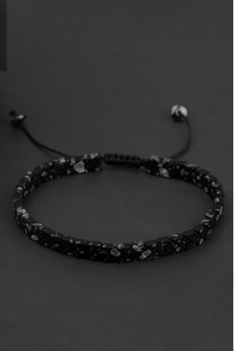 Siyah Renk Erkek Ipli Bileklik