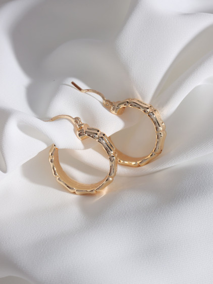 Gold Renk Vintage Halka Küpe