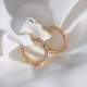 Gold Renk Vintage Halka Küpe