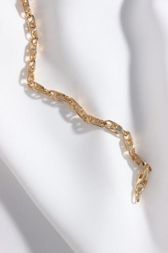 Gold Renk Döküm Kararmaz Zincir Bileklik