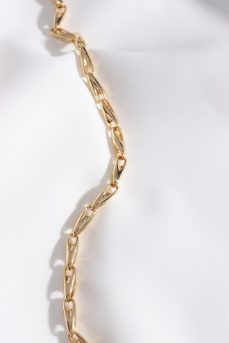 Gold Renk Döküm Kararmaz Zincir Bileklik