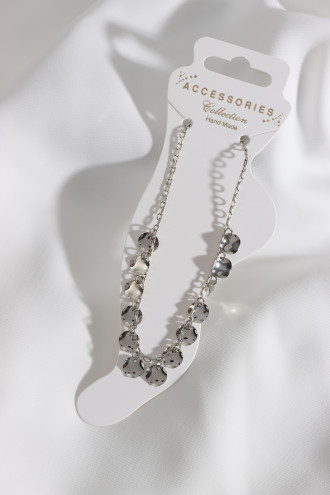 Gümüş Renk Pullu Halhal