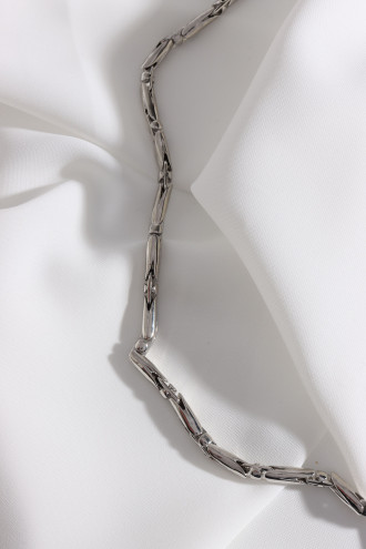 Gümüş Renk Döküm Kararmaz Zincir