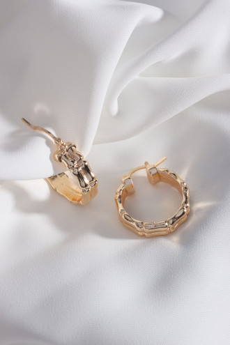 Gold Renk Vintage Halka Küpe