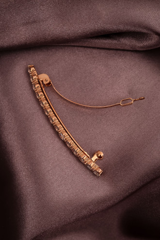 Kadın Zircon Taşlı Abiye Otomatik Toka