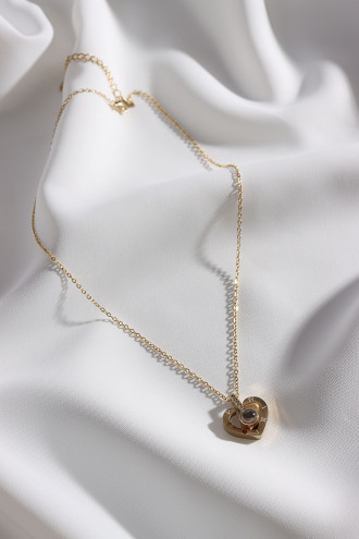 Çelik Seni Seviyorum Kolyesi