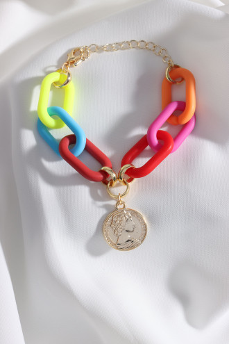 Renkli Zincirli Bileklik
