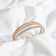 3'Lü Gold/Rose/Gümüş Renk Taşlı Bileklik
