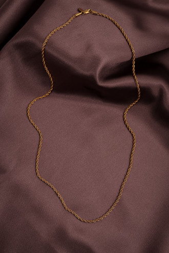 Gold Renk Burgu Zincir Kolye