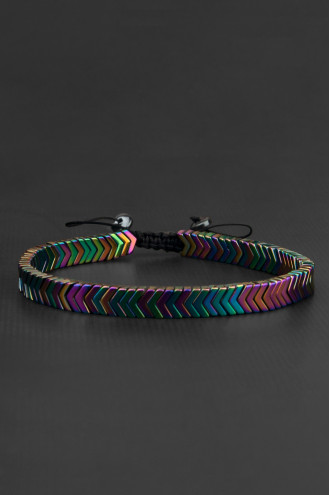 Renkli Boncuklu Erkek Bileklik