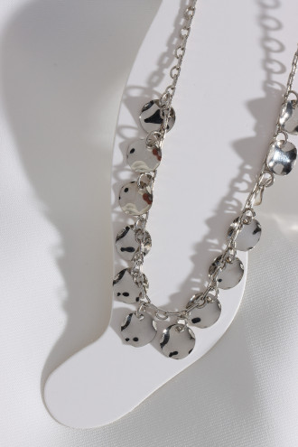 Gümüş Renk Pullu Halhal