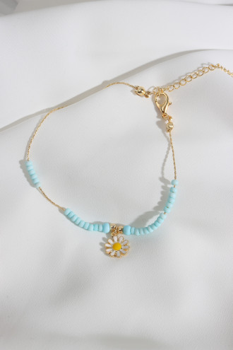 Papatya Uçlu Mavi Halhal Papatya Uçlu Mavi Halhal