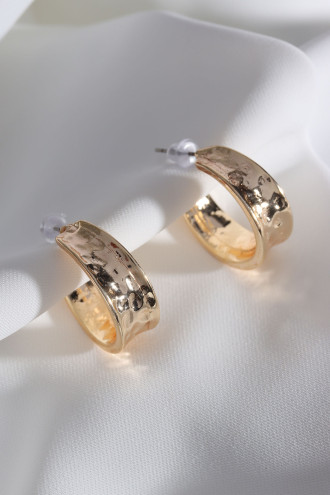 Vintage Gold Renk Halka Küpe