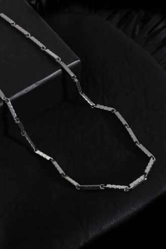 PASLANMAZ ÇELİK SILVER ERKEK ZİNCİR