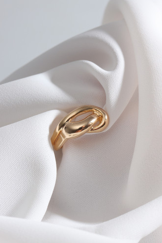 Düğüm Model Gold Renk Yüzük Düğüm Model Gold Renk Yüzük
