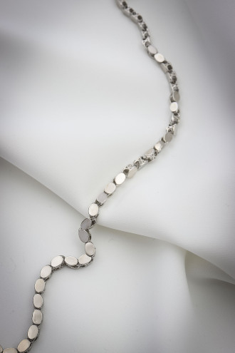 Gümüş Renk Zincir Kolye